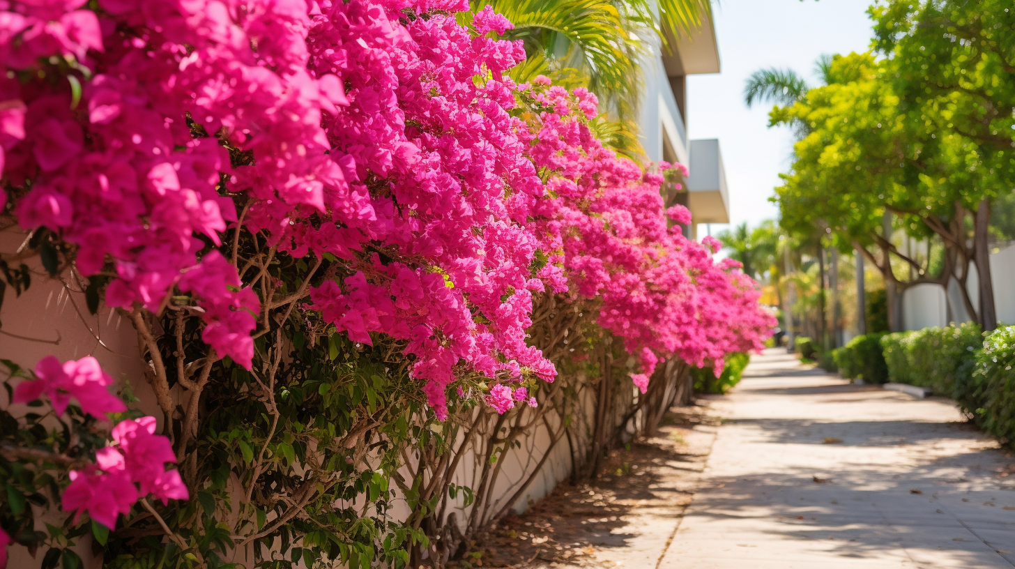 Miami pink bougainvillea for commercial landscape