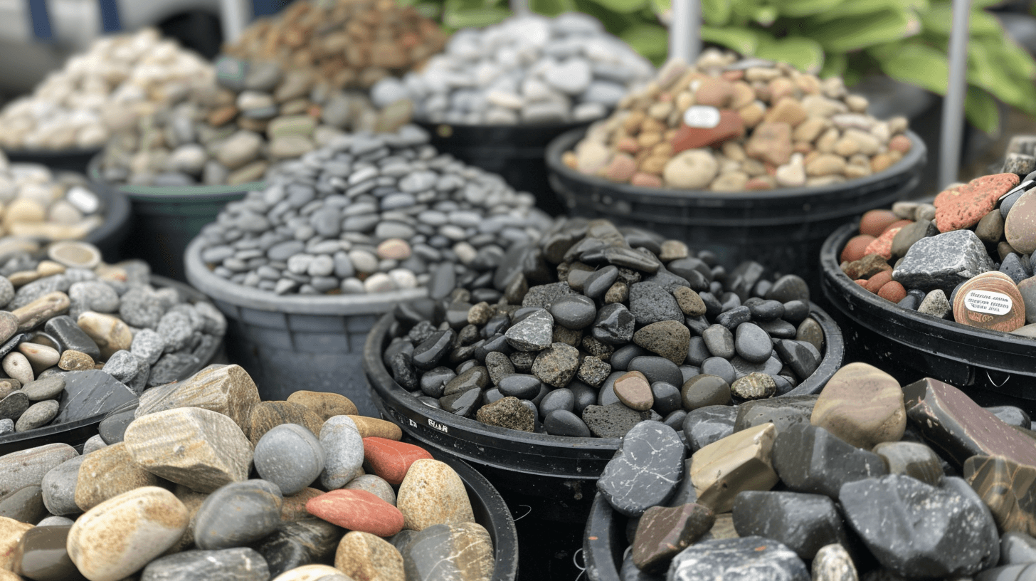 Assorted garden pebbles for sale in Miami